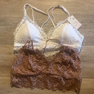 Strappy bralettes